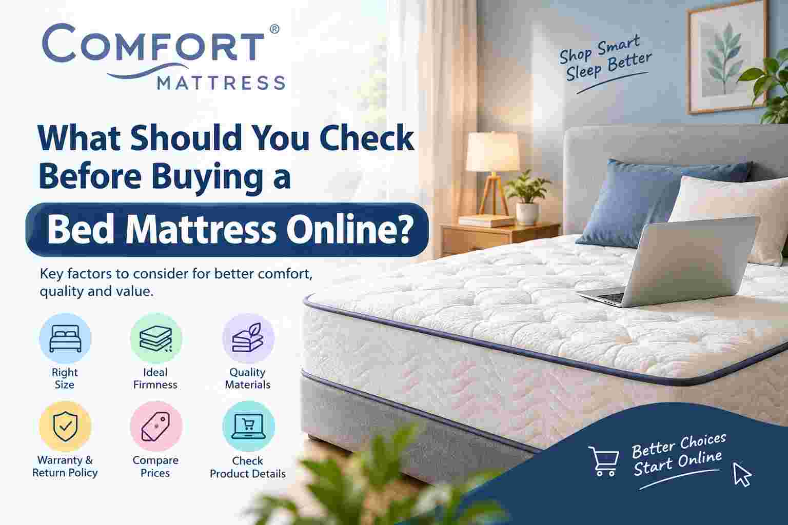 What Should You Check Before Buying a Bed Mattress Online?
